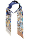 Studio print silk twilly - SALVATORE FERRAGAMO - BALAAN 1