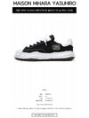 Blakey OG Sole Canvas Low Top Sneakers Black White - MAISON MIHARA YASUHIRO - BALAAN 3