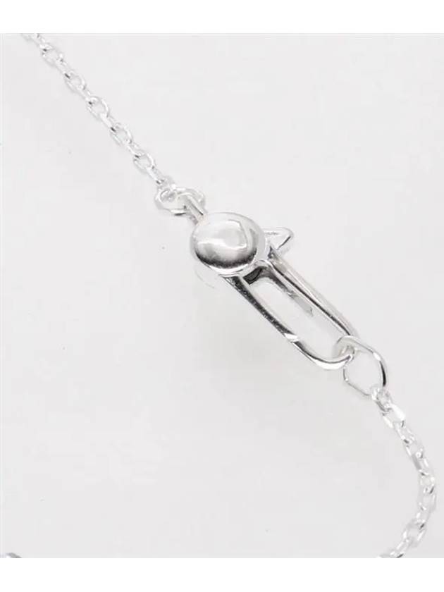 Trademark Heart Pendant Necklace Silver - GUCCI - BALAAN 4