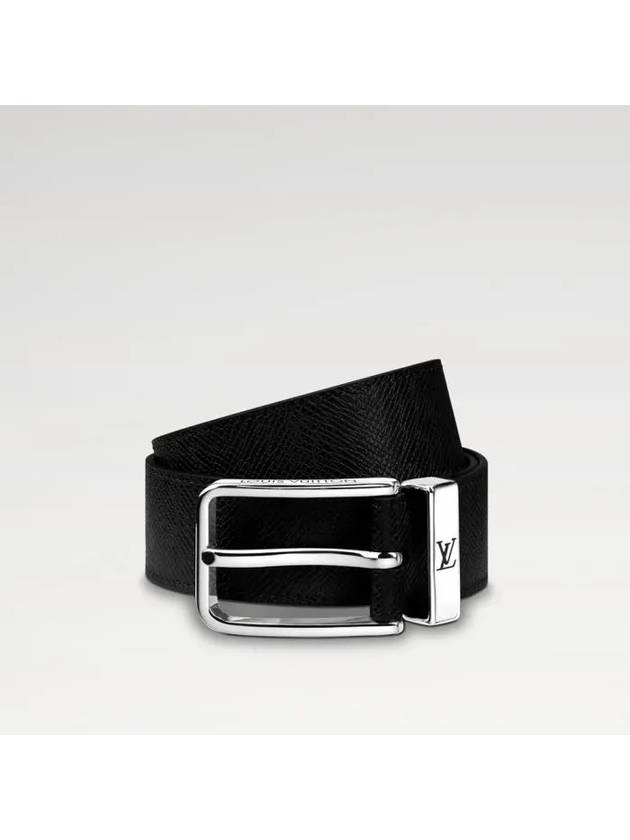 Pont Neuf 35MM Leather Belt Black - LOUIS VUITTON - BALAAN 3