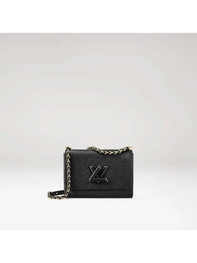 Women's Twist MM Epi Shoulder Bag Black - LOUIS VUITTON - BALAAN 1