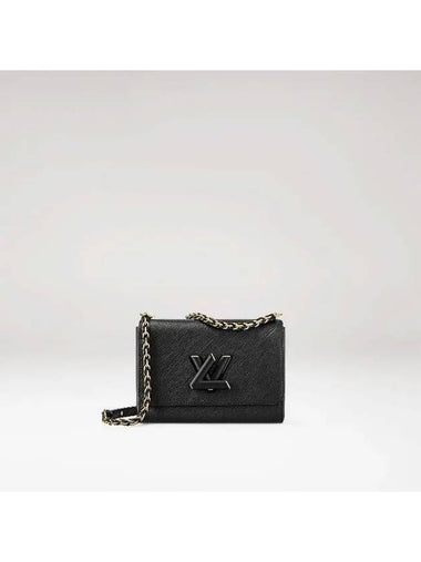 Women's Twist MM Epi Shoulder Bag Black - LOUIS VUITTON - BALAAN 1