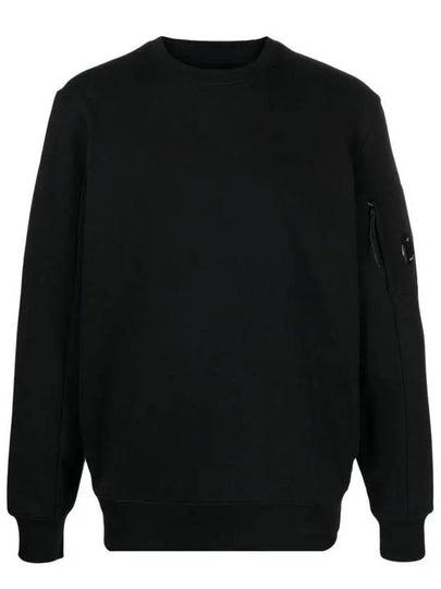 Diagonal Raised Fleece Sweatshirt Black - CP COMPANY - BALAAN 2