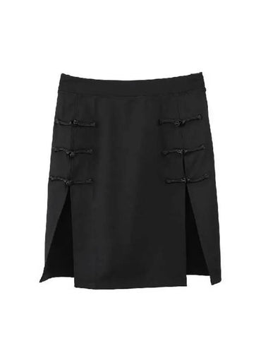 Feng Chen Wang cut out detail skirt FWF16SK16 BLACK - FENG CHEN WANG - BALAAN 1