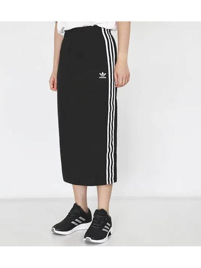 Women's Knit H Line Skirt Black - ADIDAS - BALAAN 2