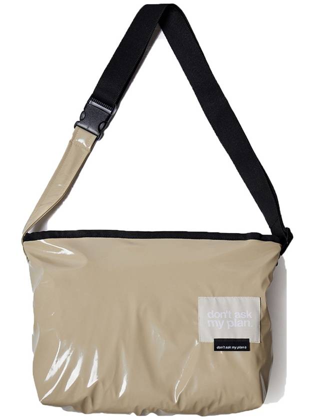 2 Way Padded Messenger Bag Beige - DON’T ASK MY PLAN - BALAAN 3