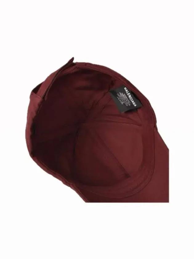 Hat Logo Visor Cap Red - BALENCIAGA - BALAAN 6