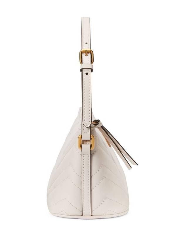 GG Marmont Shoulder Bag White - GUCCI - BALAAN 5