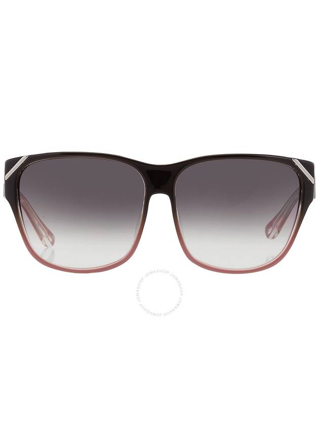 Yohji Yamamoto X Linda Farrow Grey Gradient Square Unisex Sunglasses YY15 PICK C4 - YOHJI YAMAMOTO - BALAAN 1