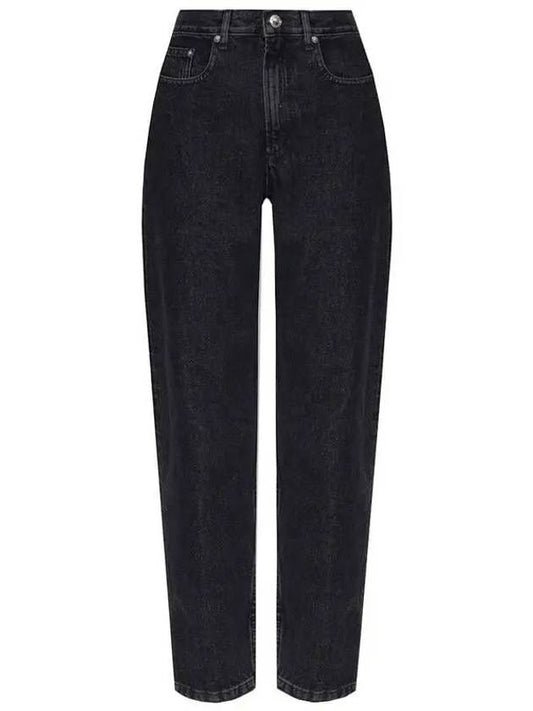 Women's Denim Straight Jeans Black - A.P.C. - BALAAN 2