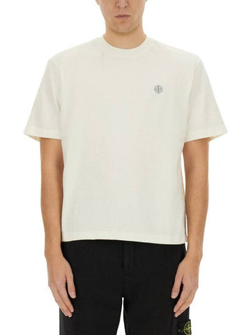 Stone Island T-Shirt With Logo - STONE ISLAND - BALAAN 1