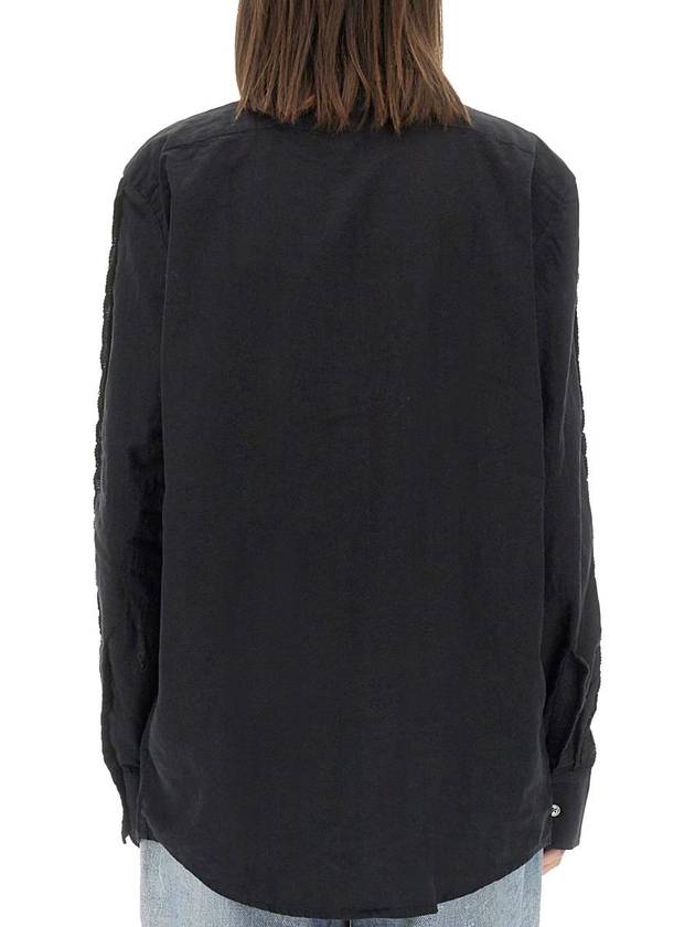 Sincere Pleated Kitchen Weave Shirt Black - OUR LEGACY - BALAAN 4