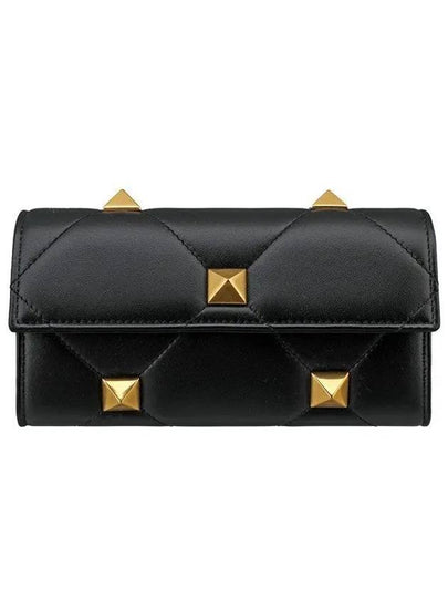 Roman Stud Chain Cross Bag Black - VALENTINO - BALAAN 2