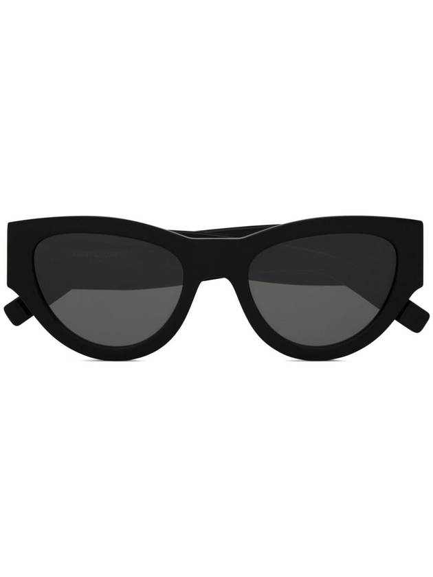 Eyewear Monogram Temple Cat Eye Sunglasses Black - SAINT LAURENT - BALAAN 2