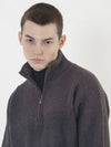 Modal Knit Half Zip up Charcoal - CHANCE'S NOI - BALAAN 4