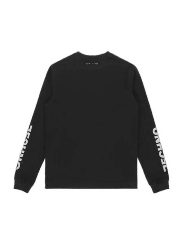 Techno Long Sleeve T-Shirt Black - 1017 ALYX 9SM - BALAAN 3