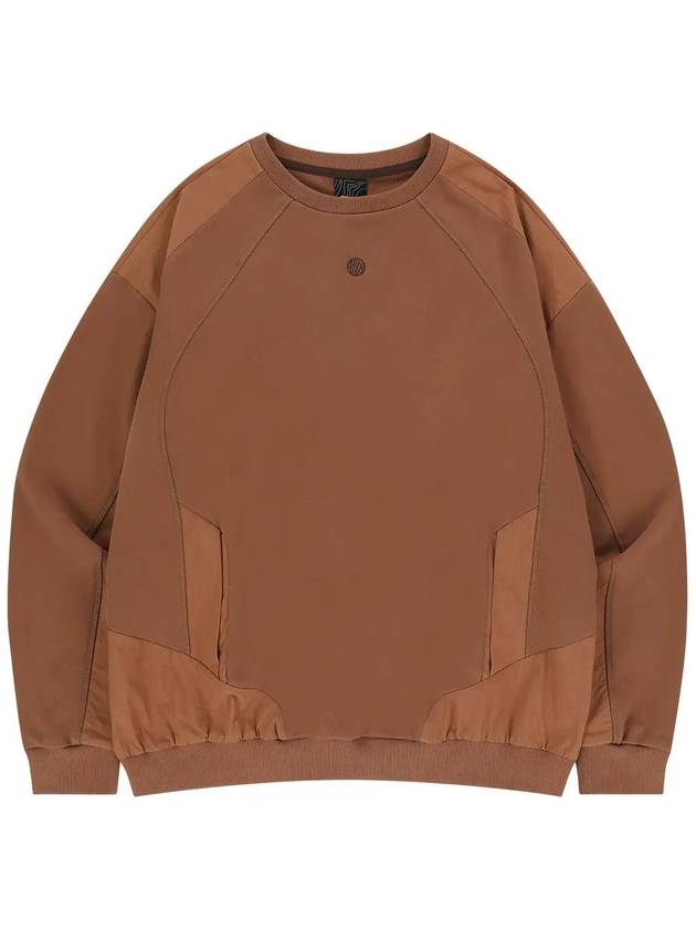 OG Shield Pocket Sweatshirt Brown - OFFGRID - BALAAN 1