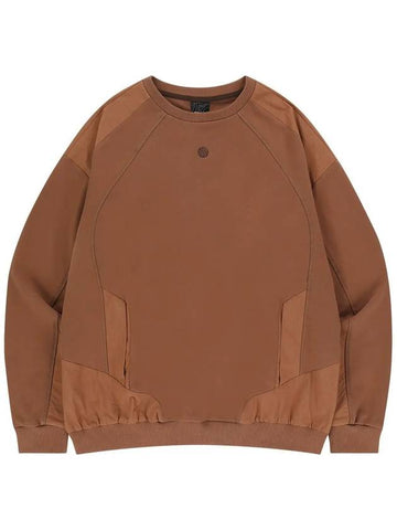 OG Shield Pocket Sweatshirt Brown - OFFGRID - BALAAN 1