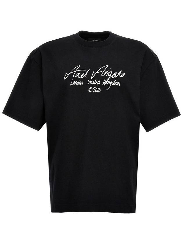 short sleeve t-shirt A2223001 BLACK BLACK - AXEL ARIGATO - BALAAN 1