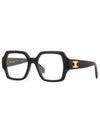 Eyewear Square Acetate Eyeglasses Black - CELINE - BALAAN 2