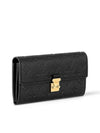 Women's Sarah Wallet Monogram Long Wallet Black M82638 - LOUIS VUITTON - BALAAN 3