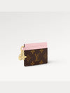 LV Charm Monogram Card Wallet Pink Brown - LOUIS VUITTON - BALAAN 5