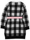 21FW Women's Belted Check Dress 9I703 10 A9472 999 - MONCLER - BALAAN 3