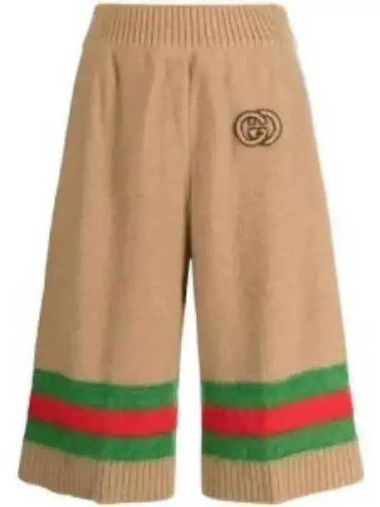 Interlocking GG Logo Shorts Camel - GUCCI - BALAAN 2