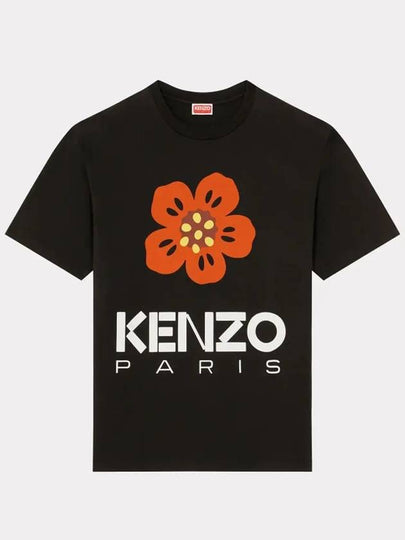 Boke Flower Short Sleeve T-Shirt Black - KENZO - BALAAN 2