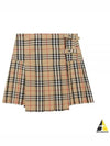 Vintage Check Wool Kilt pleated skirt Archive Beige - BURBERRY - BALAAN 2