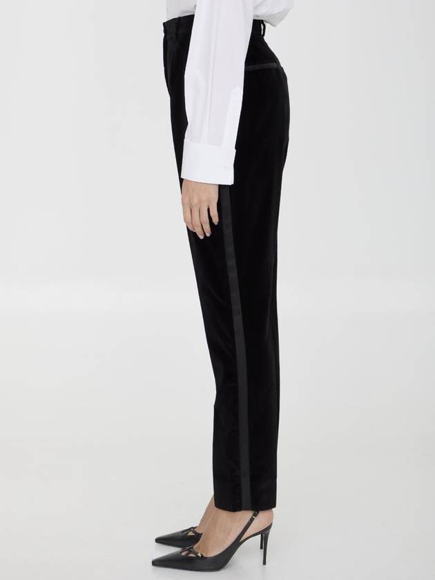 Velvet Tuxedo Pants - DOLCE&GABBANA - BALAAN 3