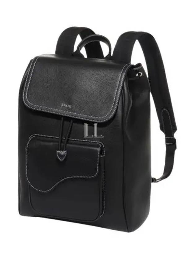 Saddle Grained Calfskin Backpack Black - DIOR - BALAAN 2