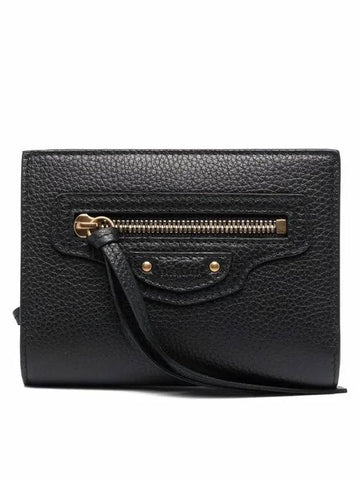 Neo Classic Half Wallet Black - BALENCIAGA - BALAAN 1