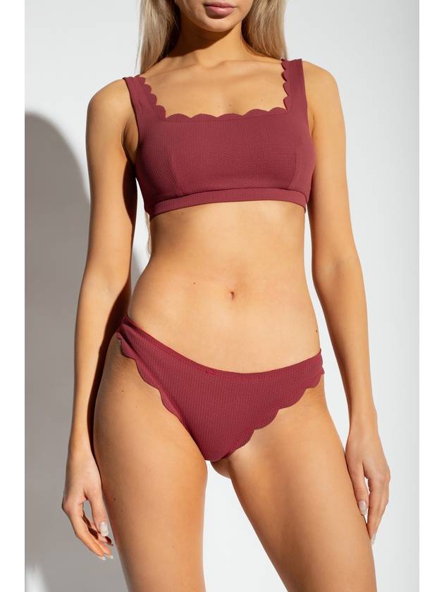 Marysia ‘Broadway’ Bikini Briefs, Women's, Burgundy - MARYSIA - BALAAN 2