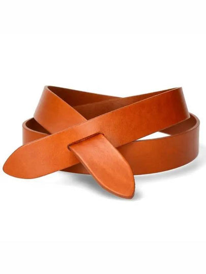 Lecce Knotted Leather Belt Brown - ISABEL MARANT - BALAAN 2