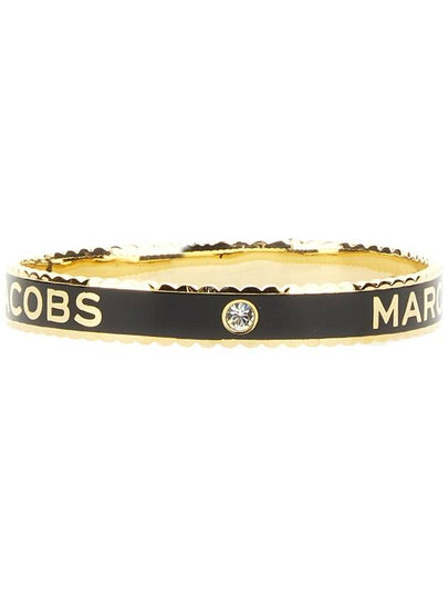 The Medallion Large Bangle Bracelet Black - MARC JACOBS - BALAAN 2