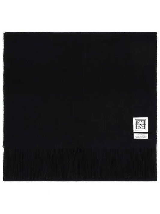 Classic Wool Muffler Black - TOTEME - BALAAN 2