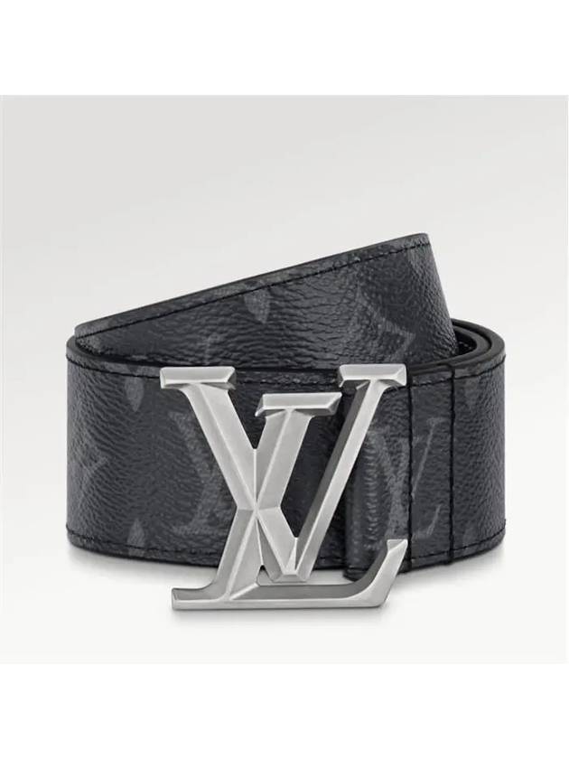 Men's LV Pyramide 40MM Leather Belt Black - LOUIS VUITTON - BALAAN 3