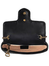 GG Marmont Matelasse Leather Super Mini Bag Black - GUCCI - BALAAN 6