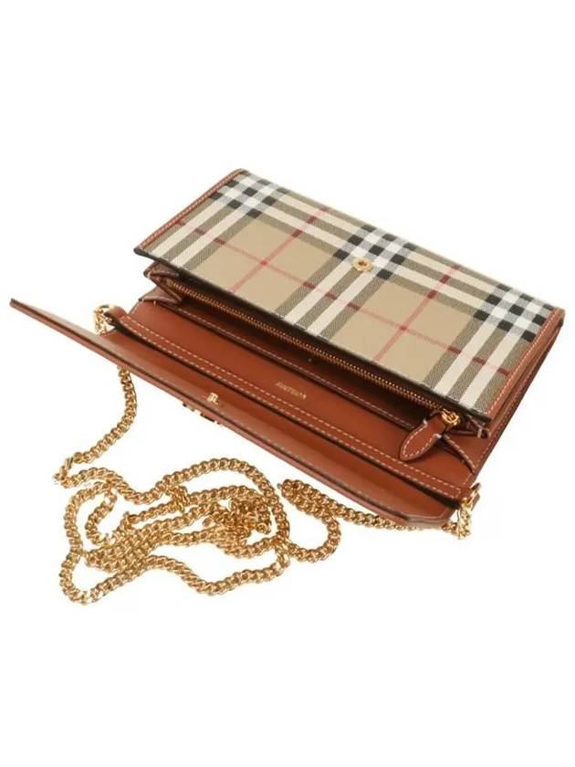 Vintage Check Chain Mini Cross Bag Archive Beige - BURBERRY - BALAAN 5