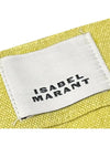 Yenky Embroidered Logo Large Shopper Tote Bag Yellow - ISABEL MARANT - BALAAN 9