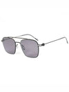 Eyewear Square Metal Sunglasses Black - MONTBLANC - BALAAN.