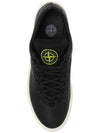 S0101 Logo Lace-Up Leather Low Top Sneakers Black - STONE ISLAND - BALAAN 6