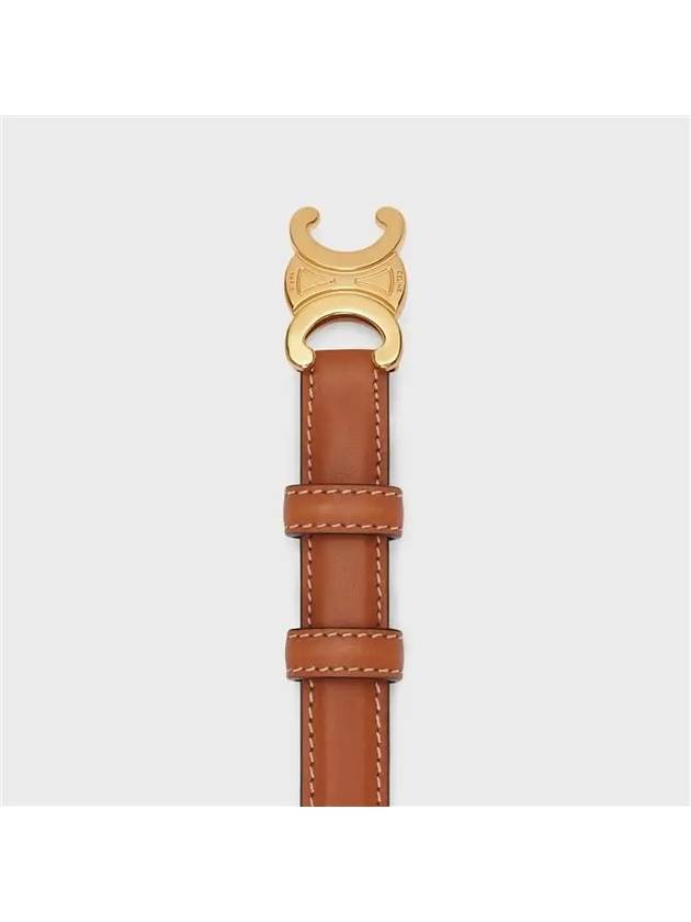 Small Triomphe Belt Tan - CELINE - BALAAN 3