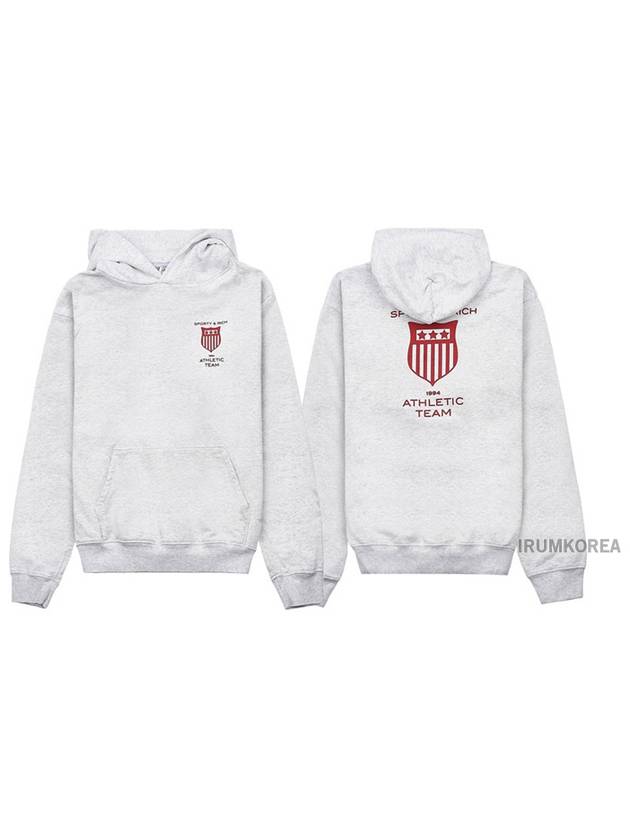 Athletic Team Hoodie Grey - SPORTY & RICH - BALAAN 2