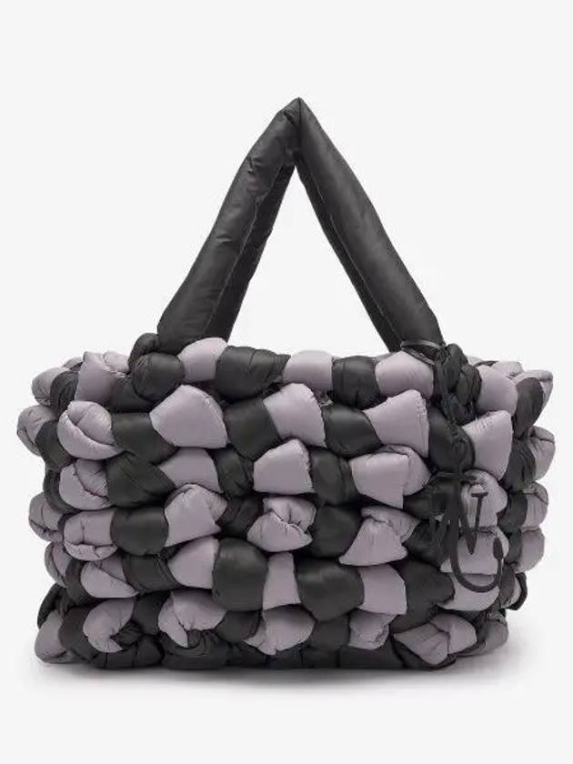 Knotted Large Tote Bag Black - JW ANDERSON - BALAAN 2