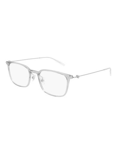 Sunglasses MB0100O 002 GRAY SILVER TRANSPARE - MONTBLANC - BALAAN 1