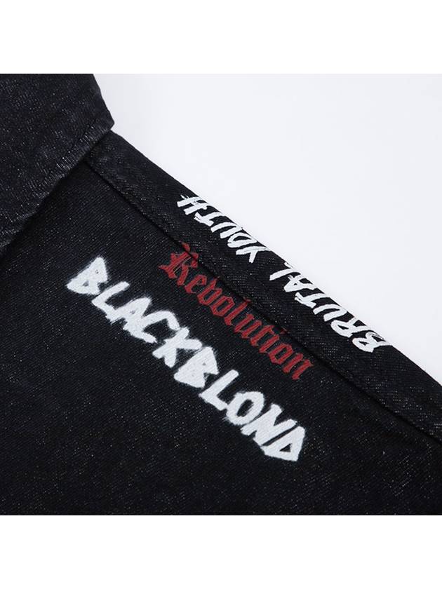 BBD History Denim Jacket Black - BLACKBLOND - BALAAN 3