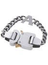 Charm Buckle Chain Bracelet Silver - 1017 ALYX 9SM - BALAAN 11