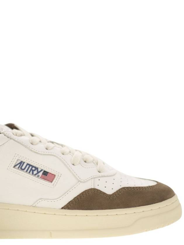 MEDALIST LOW - Sneakers in goatskin and suede - AUTRY - BALAAN 6